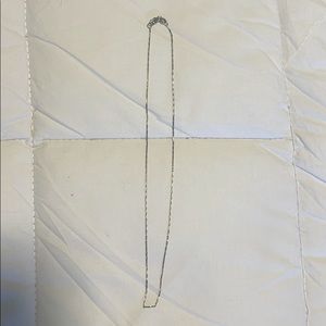 White gold necklace chain